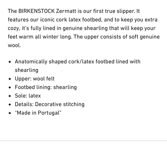 Birkenstock Zermatt Shearling Wool Felt Slippers - Picture 7 of 8